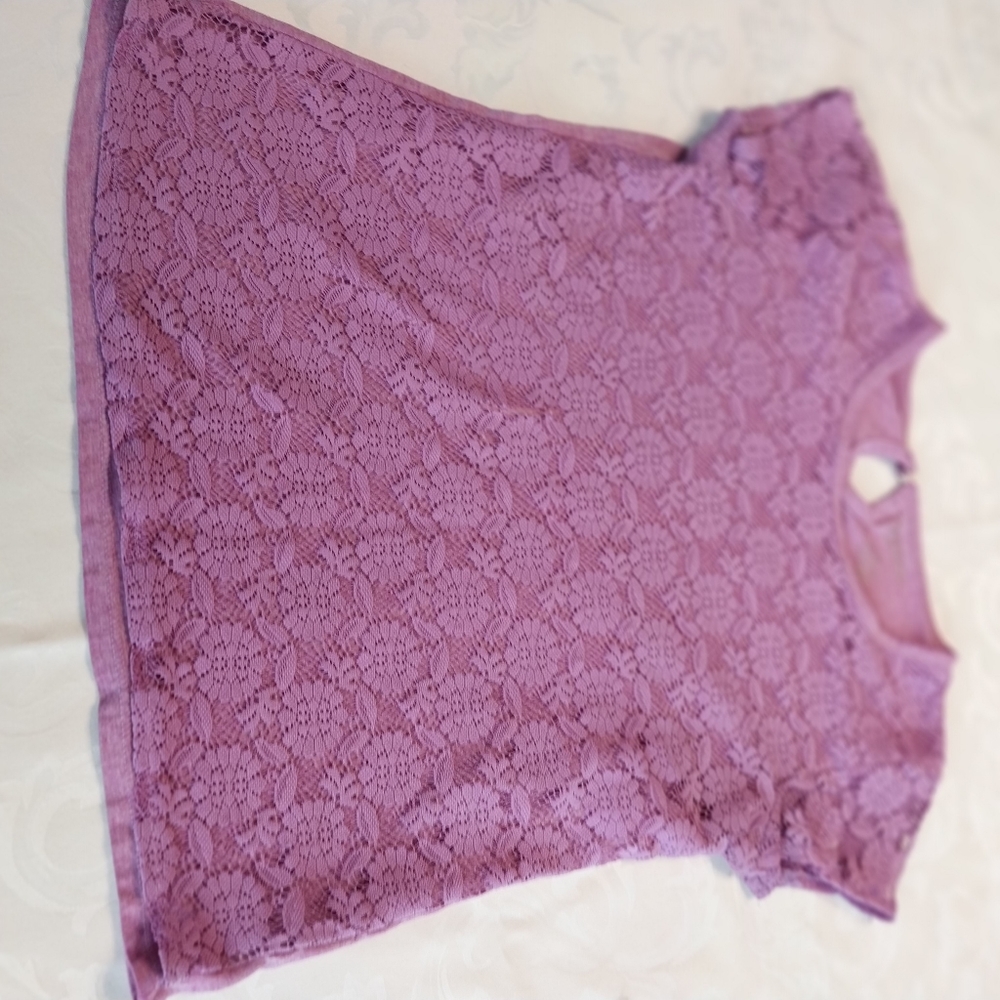 Arizona Jean Co. Lavender short sleeve top  sz 14